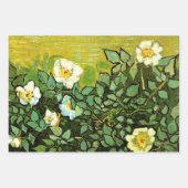 Rozen van drie verschillende beroemde kunstenaars inpakpapier vel (Voorkant)