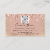 Rozen van Event Planner Flowers Drivers QR CODE Lo Visitekaartje (Achterkant)