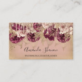 Rozen van Event Planner Flowers Drivers QR CODE Lo Visitekaartje (Voorkant)
