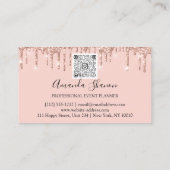 Rozen van Event Planner Flowers Drivers QRCODE-Log Visitekaartje (Achterkant)