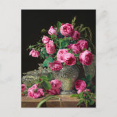Rozen van Ferdinand Georg Waldmuller Feestdagenkaart (Voorkant)