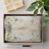  Rozen van Floral Pastel Tissuepapier (Geschenk)