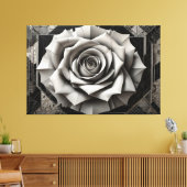 Rozen van Gebroken Licht Canvas Afdruk (Insitu (Woonkamer))