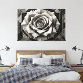 Rozen van Gebroken Licht Canvas Afdruk (Insitu (Slaapkamer))