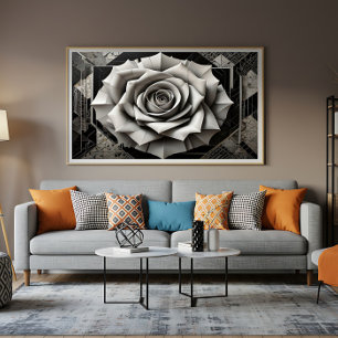 Rozen van Gebroken Licht Canvas Afdruk