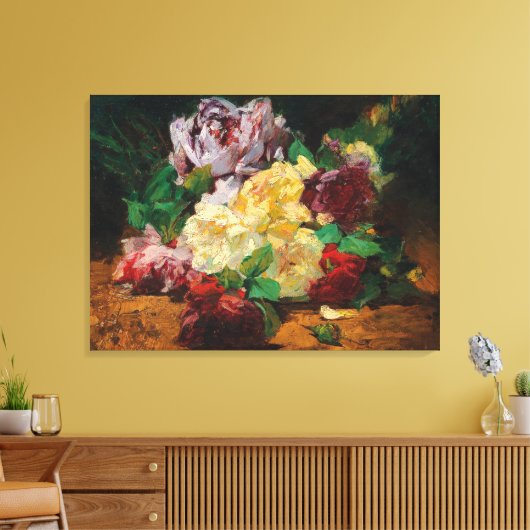  Rozen van Georges Jeannin Canvas Afdruk (Insitu (Woonkamer))