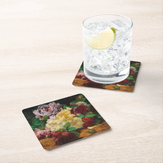  Rozen van Georges Jeannin Kartonnen Onderzetters (Insitu)