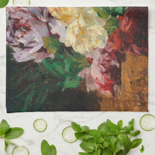  Rozen van Georges Jeannin Theedoek (Gevouwen)