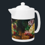 Rozen van Georges Jeannin Theepot<br><div class="desc">De  Franstalige Georges Jeannin Rozen - Een prachtige afdruk van "Rozen een schilderij gemaakt door beroemde Franse schilder Georges Jeannin. (1841 - 1925). Jeannine was een deskundige schilder van stilstaande liften en bloemen en werd beschouwd als een van de belangrijkste bloemschilders in Europa.</div>