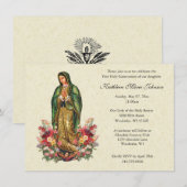 Rozen van Guadalupe Eerste communiqué Kaart (Voorkant / Achterkant)