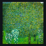 Rozen van Gustav Klimt onder de perenboom Foto Afdruk<br><div class="desc">Gustav Klimt-Rozen onder de perenboomdruk. Olie op het canvas vanaf 1905. Een mooi schilderij van de Oostenrijkse kunstenaar Gustav Klimt. Een van de prachtige landschappen van Klimt, die indrukwekkende trends en nieuwe kunstvormen vermengen, combineert dit werk de liefde van Klimt voor bloemen en fruitbomen met levendige groenen en geelten. Een...</div>