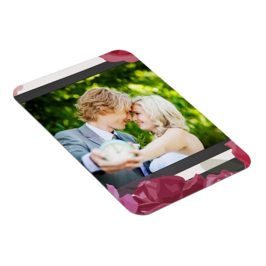 Rozen van het Jubileum van het huwelijk, Stripes,  Magneet (Rechterzijde)