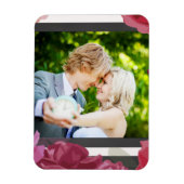 Rozen van het Jubileum van het huwelijk, Stripes,  Magneet (Verticaal)