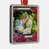 Rozen van het Jubileum van het huwelijk, Stripes,  Metalen Ornament (Rechts)