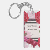 Rozen van het Jubileum van het huwelijk, Stripes,  Sleutelhanger (Voorkant Links)