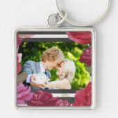 Rozen van het Jubileum van het huwelijk, Stripes,  Sleutelhanger (Voorkant)