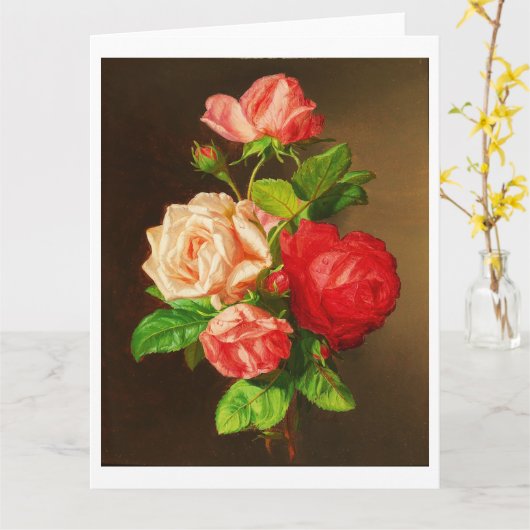 Rozen van het Poster Andreas Lach Kaart (Gele Bloem)