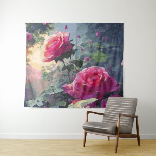 Rozen van het voorjaar - Bosbouw Wandkleed