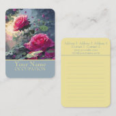 Rozen van het voorjaar - Visitekaartje (Voorkant / Achterkant)