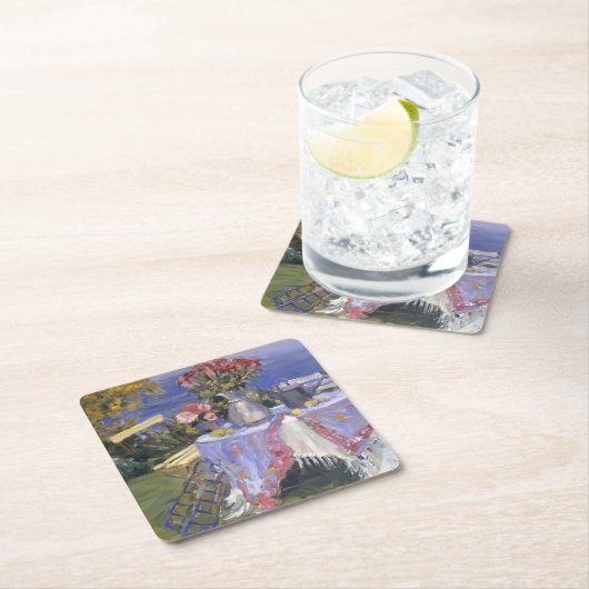 Rozen van het Zee Kartonnen Onderzetters (Insitu)