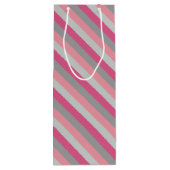 Rozen van houtskool wijn cadeautas (Achterkant)