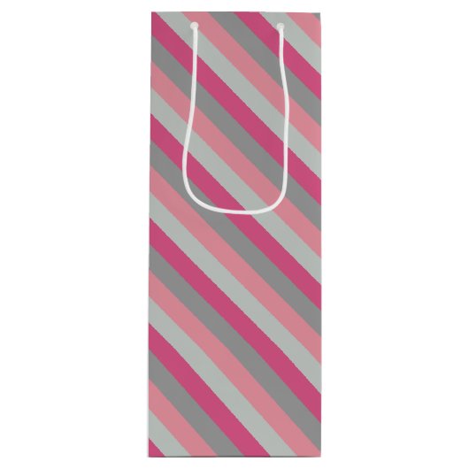 Rozen van houtskool wijn cadeautas (Voorkant)