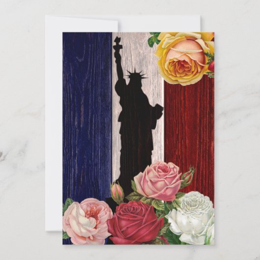 Rozen van juli op de vierde dag Kaart (Achterkant)