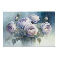 Rozen van kool in Vase-decoupage Paper