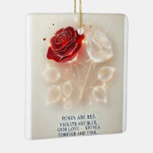 Rozen van licht en liefde keramisch ornament (Rechts)