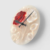 Rozen van licht en liefde ronde klok (Hoek)