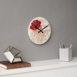 Rozen van licht en liefde ronde klok