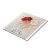 Rozen van licht en liefde tegeltje (Zijkant)