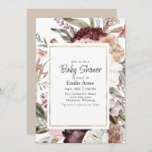 Rozen van Lush Boho, Dahlias en wilde bloemen Kaart (Voorkant / Achterkant)