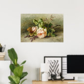  Rozen van Margaretha Roosenboom Poster (Thuiskantoor)