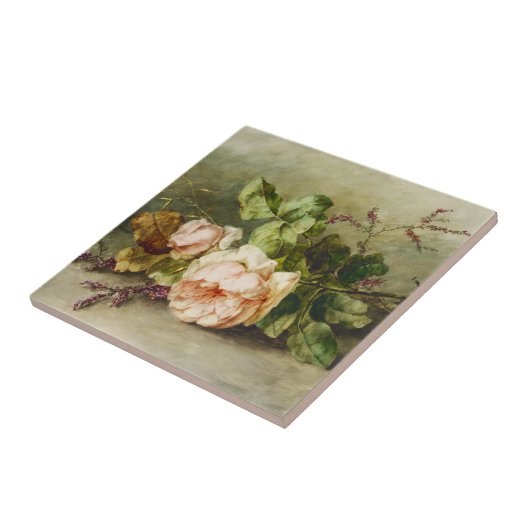  Rozen van Margaretha Roosenboom Tegeltje (Zijkant)