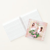 Rozen van moederdag Lace Pearls  Foto Lijst Notitieboek (Binnen)
