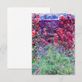 Rozen van Monet Kaart (Voorkant / Achterkant)