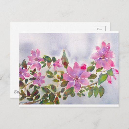 Rozen van Nana Briefkaart (Voorkant / Achterkant)