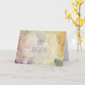 Rozen van pastel | Beterschap | aanmoediging Kaart (Gele Bloem)