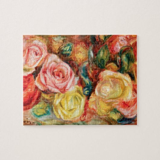 Rozen van Pierre Auguste Renoir Legpuzzel (Horizontaal)