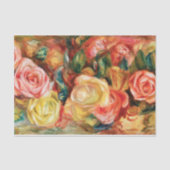 Rozen van Pierre Auguste Renoir Tissuepapier (Voorkant)