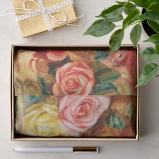 Rozen van Pierre Auguste Renoir Tissuepapier (Geschenk)