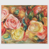 Rozen van Pierre Auguste Renoir Wrapping Paper Cadeaupapier (Vlak)