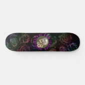 Rozen van regenboog (Donker) edele metalen Persoonlijk Skateboard (Horizontaal)