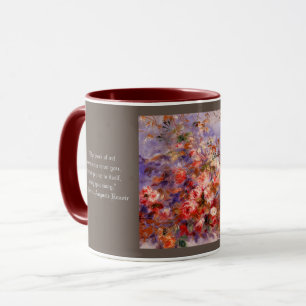 Rozen van Renoir door de Mok van de Koffie van het