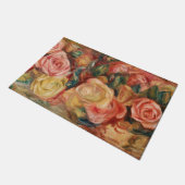 Rozen van Renoir Impressionist Painting Deurmat (Schuin)