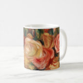 Rozen van Renoir Impressionist Painting Koffiemok (Voorkant rechts)