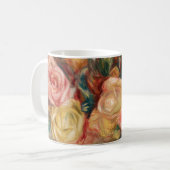 Rozen van Renoir Impressionist Painting Koffiemok (Voorkant links)