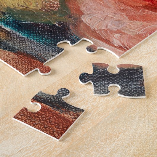 Rozen van Renoir Impressionist Painting Legpuzzel (Zijkant)