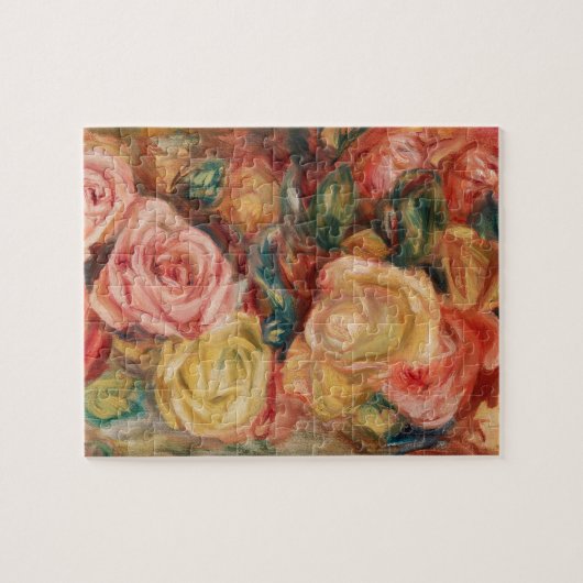 Rozen van Renoir Impressionist Painting Legpuzzel (Horizontaal)